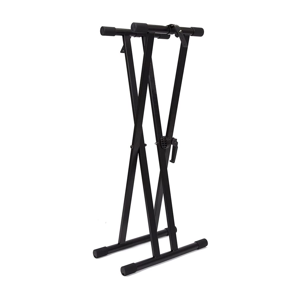 RockJam Xfinity Double X Keyboard Stand, Pre-Assembled & Adjustable
