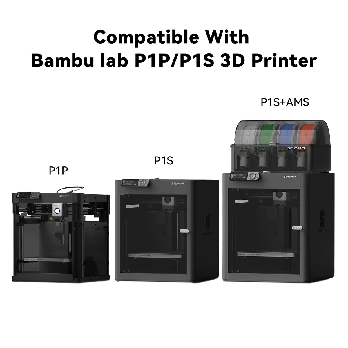 COMTREE Bamboo Original P1 Series 04mm Hardened Steel Complete Hotend Kits Set with Fan,Full Assembly Hot End Kit for Bambu Lab P1,P1P,P1S 3D Printer