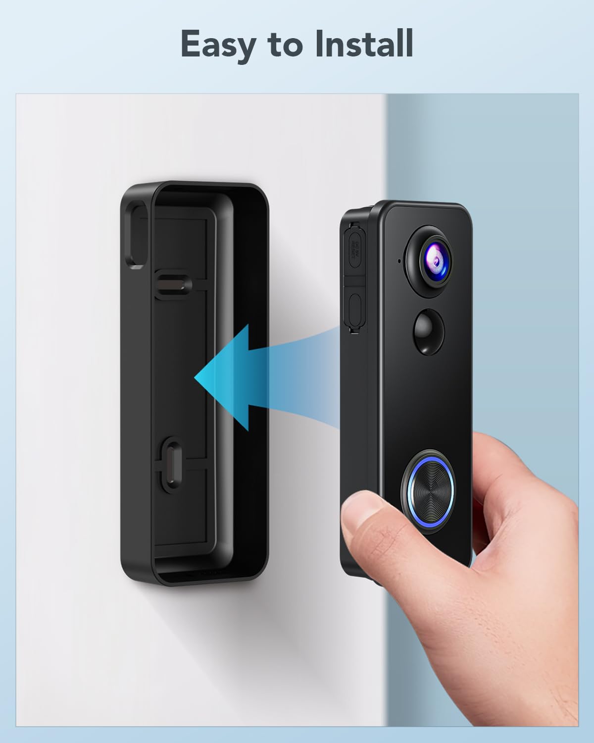 XTU 2K Video Doorbell Camera Wireless with Chime, No Monthly Fee