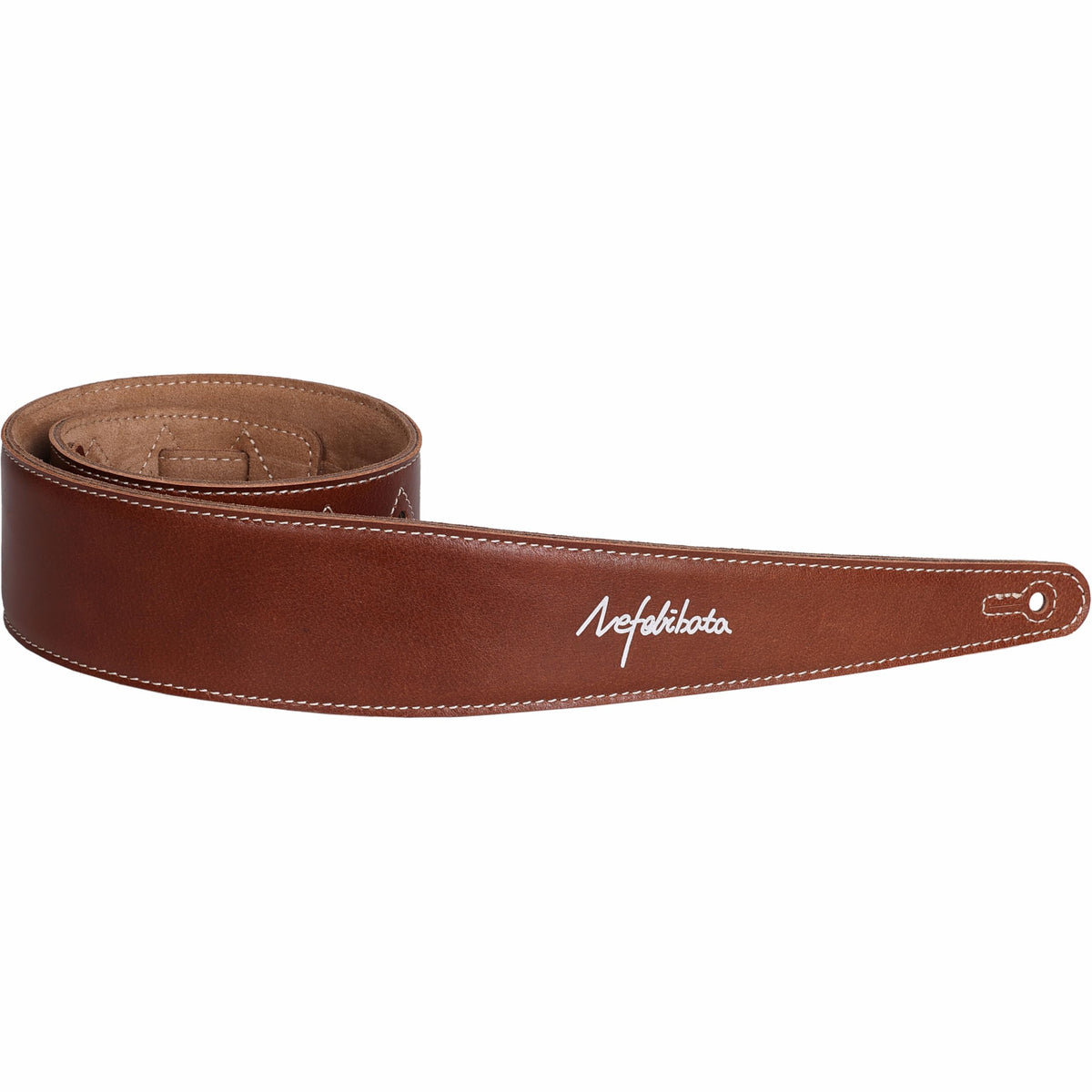 Nefelibata Guitar Strap 2.5", Head Layer Cowhide Leather Guitar Straps with Foam Padding for Bass, Electric, and Acoustic Guitars