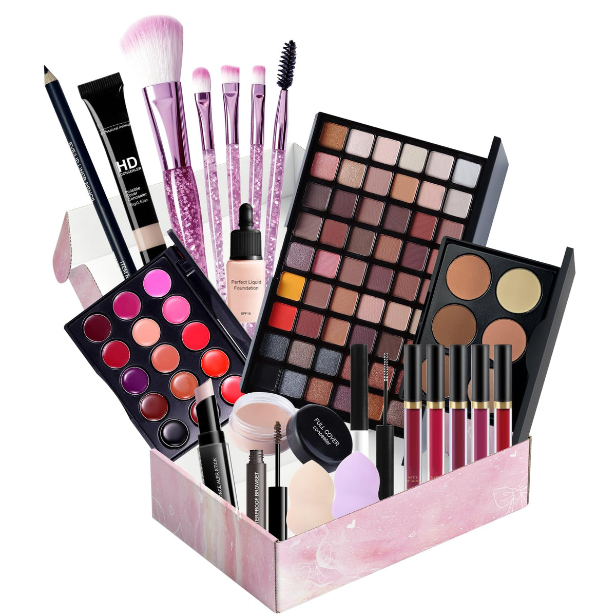 Makeup Set Full Kit for Women Teens Girls,makeup kit for teens,Beginner Make up Sets,Travel Friendly Makeup Gift Set,makeup kits for women,All in One Make up Kit