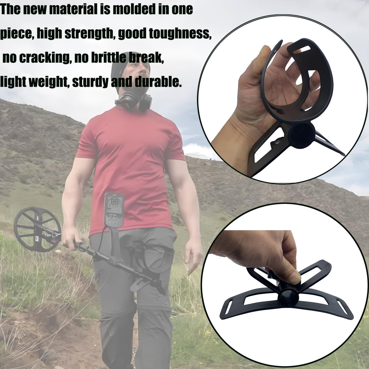 Metal Detector Armrest Kit for Equinox 600 700 800 900 Monster 1000
