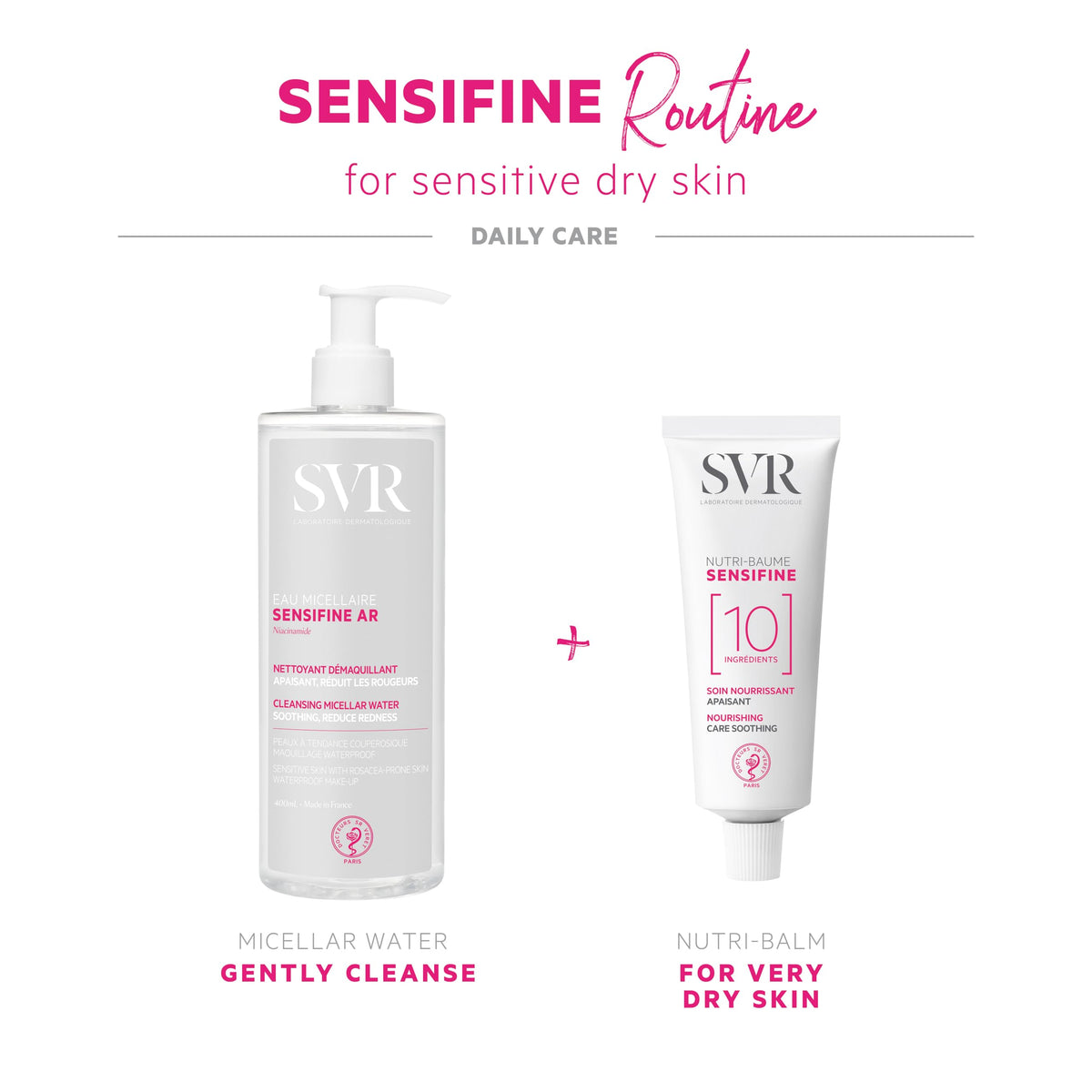 SVR Sensifine AR Micellar Water Makeup Remover, 13.5 fl oz