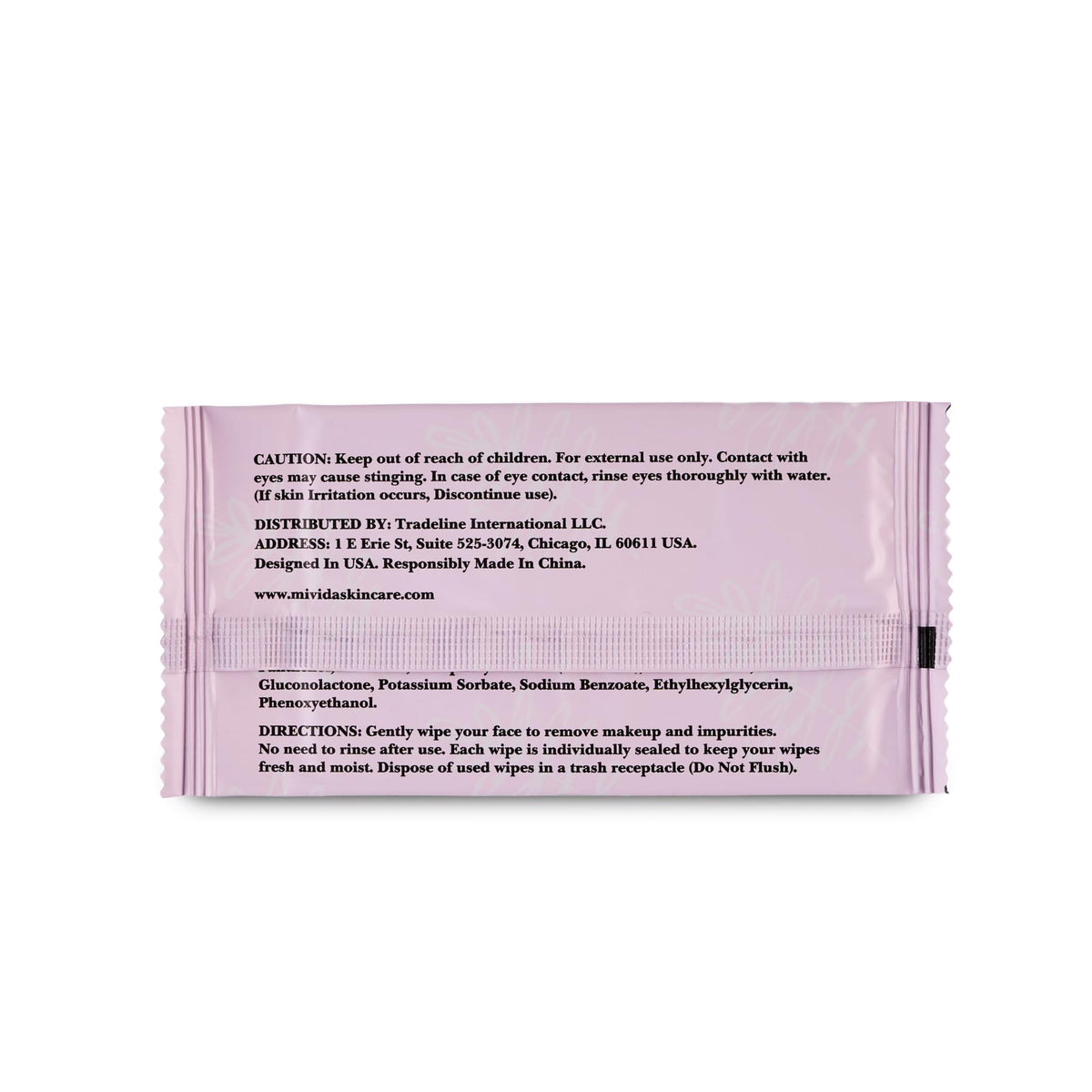 mivida 100 Count Hypoallergenic Makeup Remover Wipes Individually Wrapped with Vitamin E | Dermatologist Tested Alcohol-Free, Fragrance-Free face wipes Individually Wrapped
