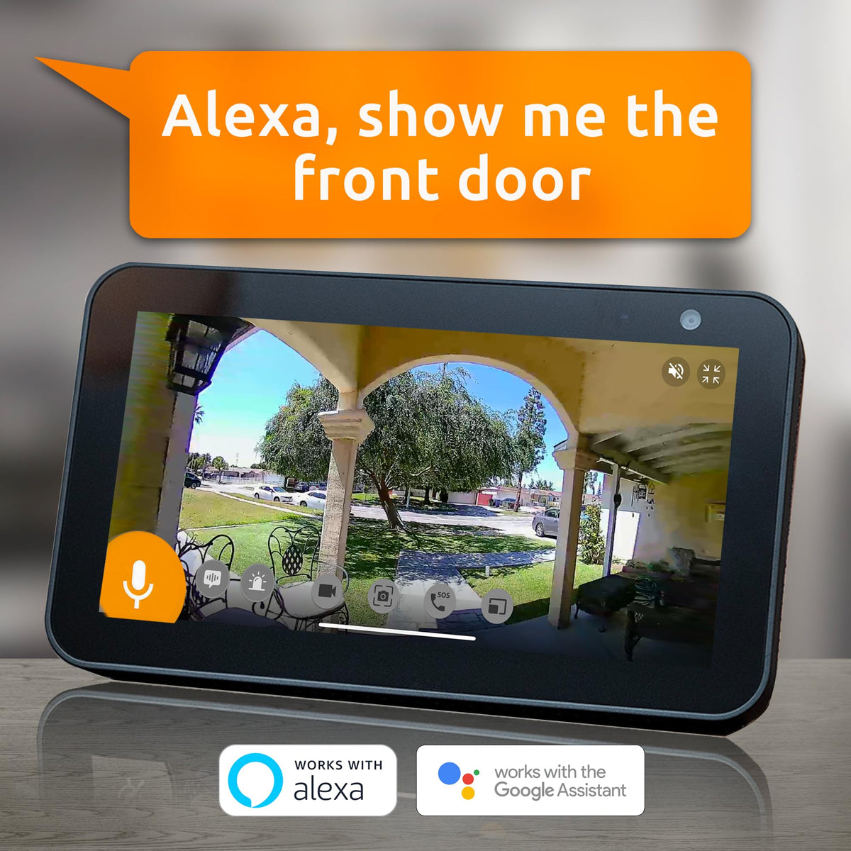 TOUCAN Wireless Video Doorbell V3D – Battery Powered Smart Doorbell Camera, HD Wide Angle, Motion Detection, 2-Way Audio, Night Vision, Easy Install, No Subscription Required, (No Chime)