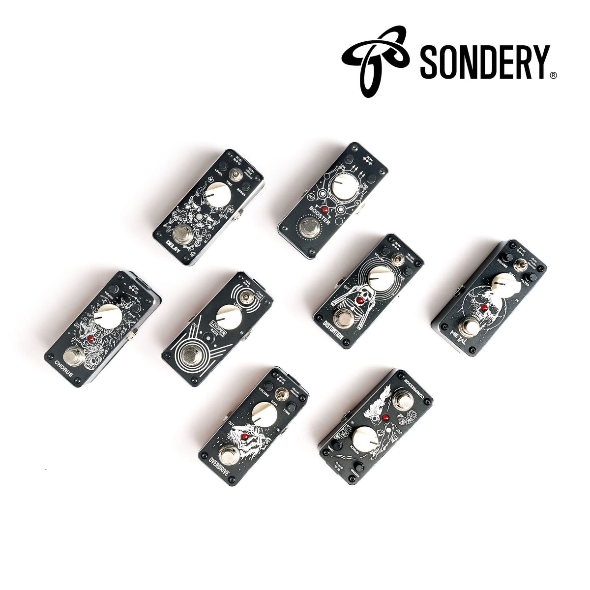 Sondery Looper Pedal Triple Loop Each Track 30 Minutes Looping Time