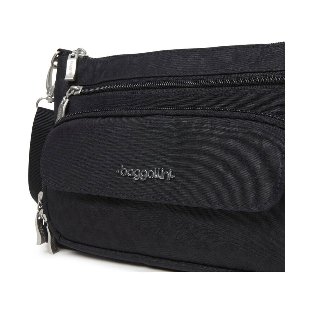 Women’s RFID Black Crossbody Bag