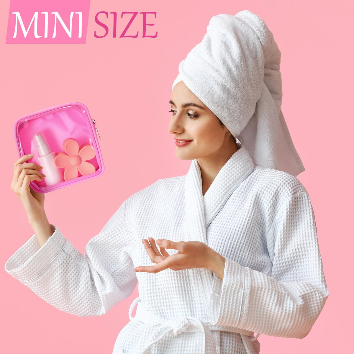 Kacctyen 12 Pcs Mini Square Makeup Bag 5.12 Inch Small Pink Nylon Pouch for Purse Mini Transparent Nylon Pouch with Zipper Small Cosmetic Travel Makeup Bag Purse Organizer for Women - thewildfolk Kacctyen 12 Pcs Mini Square Makeup Bag 5.12 Inch Small Pink Nylon Pouch for Purse Mini Transparent Nylon Pouch with Zipper Small Cosmetic Travel Makeup Bag Purse Organizer for Women