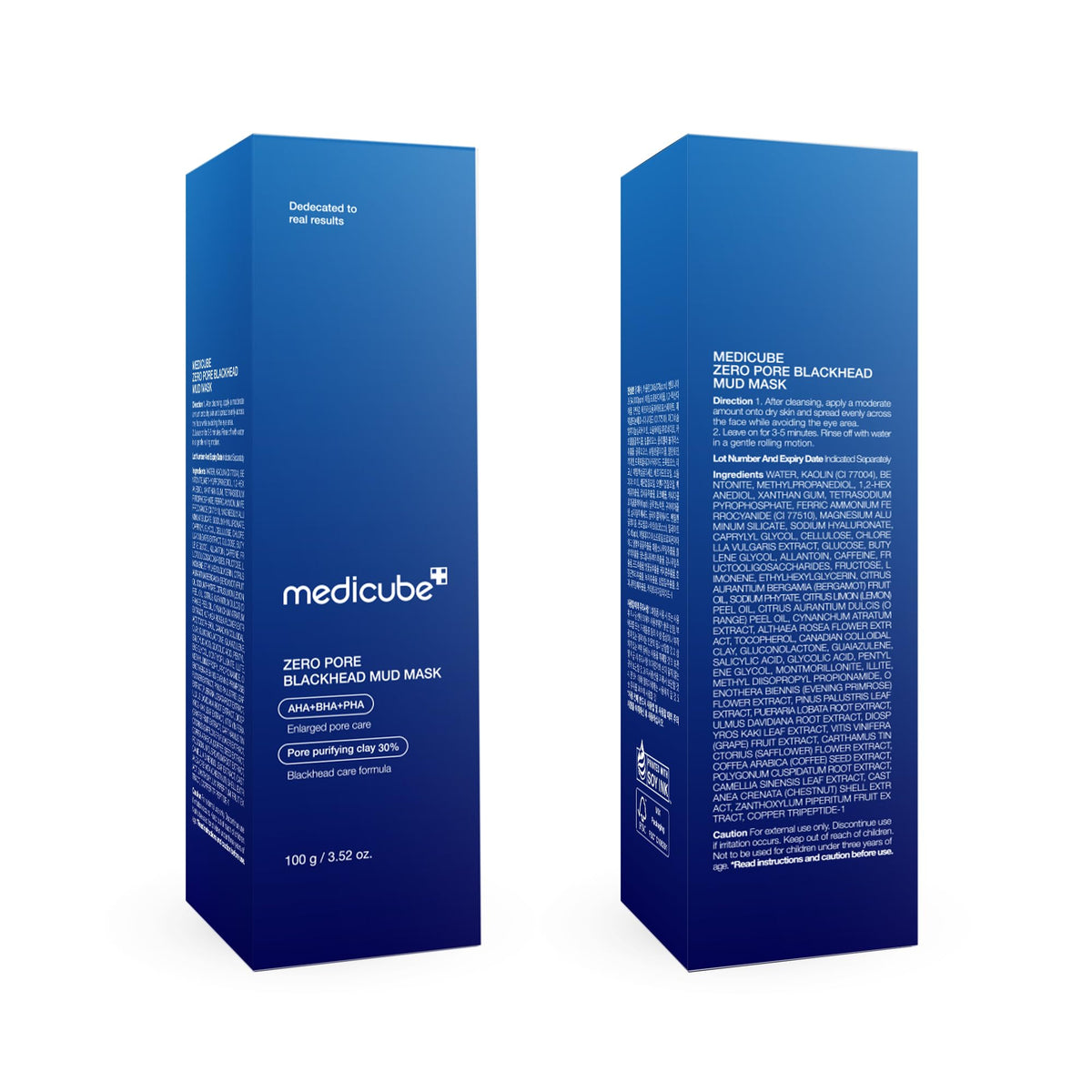 medicube Zero Pore Blackhead Mud Mask - Pore Cleansing & Gentle Exfoliating - thewildfolk medicube Zero Pore Blackhead Mud Mask - Pore Cleansing & Gentle Exfoliating