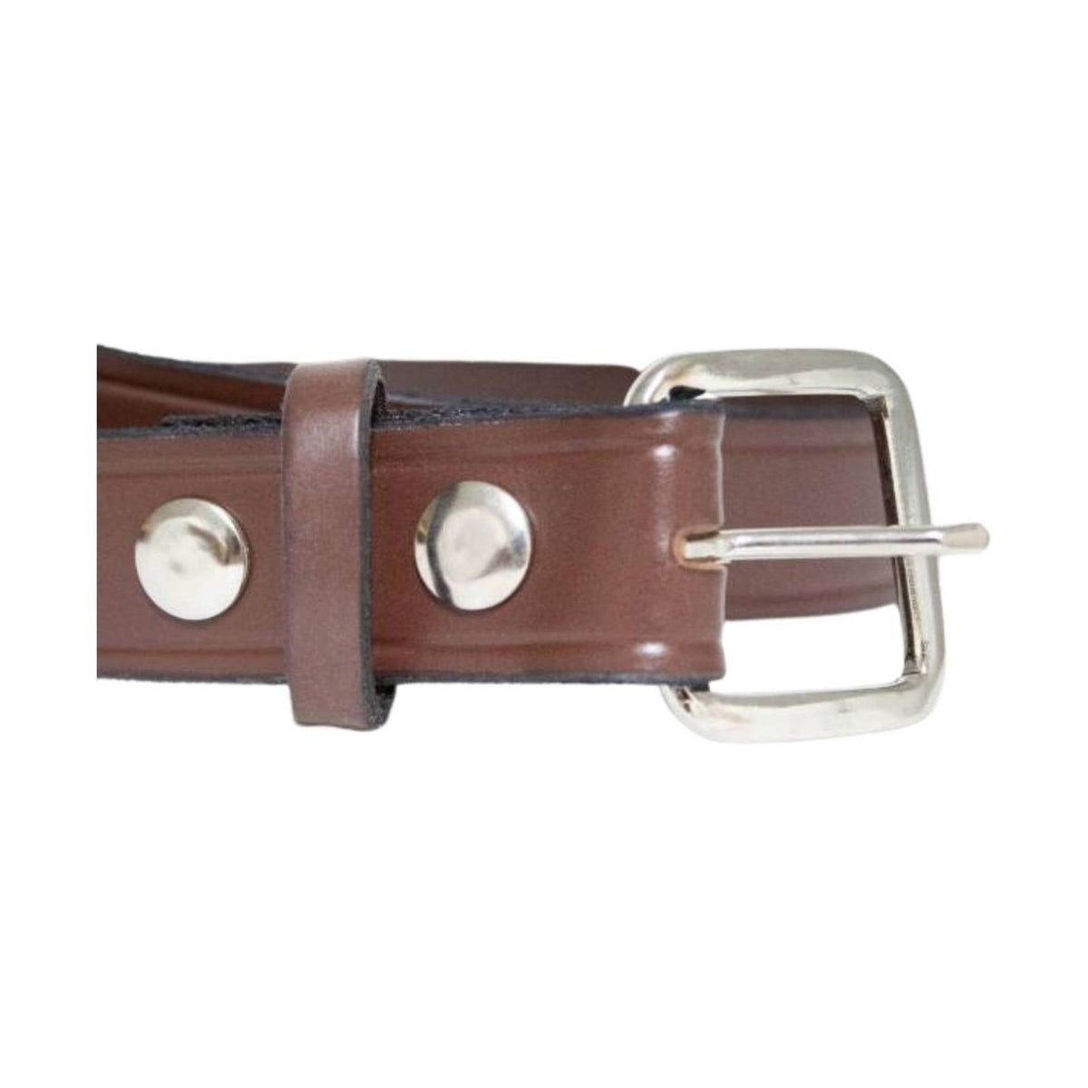 P&B Amish Men's Leather Belt - Brown