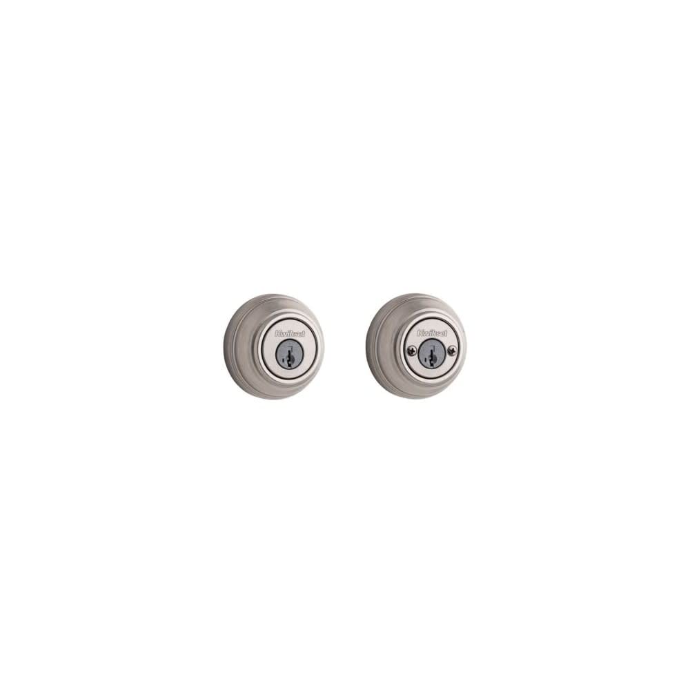 Kwikset 985 15 SMT CP K4 V1 Signature Satin Nickel Double Cylinder Deadbolt with SmartKey - Quantity 1