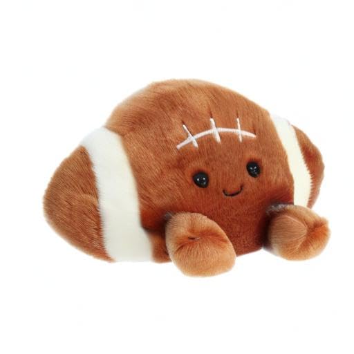 Aurora® Adorable Palm Pals™ Tackle Football™ Stuffed Animal - Pocket-Sized Play - Collectable Fun - Brown 5 Inches