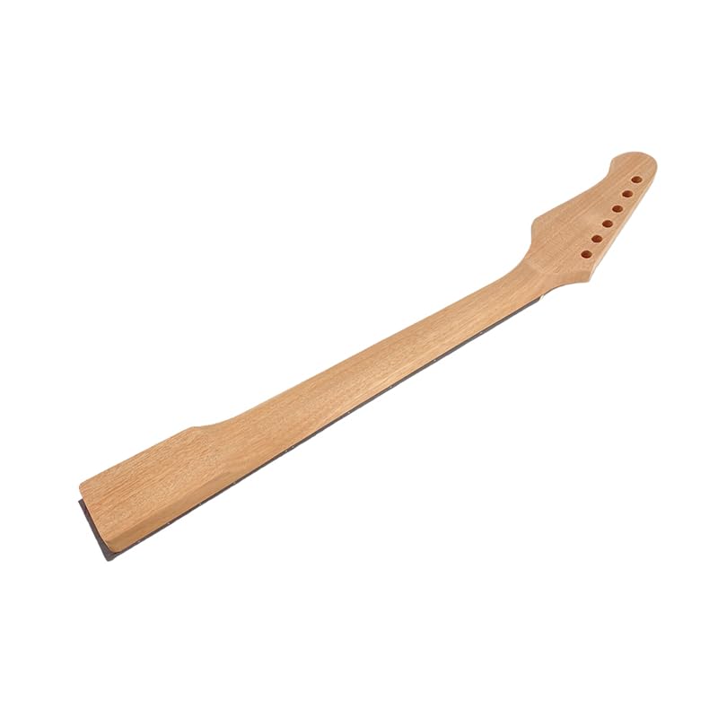 Foyarina 22 Fret Electric Guitar Neck, 25.5" Maple Neck with Nice Inlay Rosewood Fretboard– Bolt-On Replacement Neck for Guitar Builds