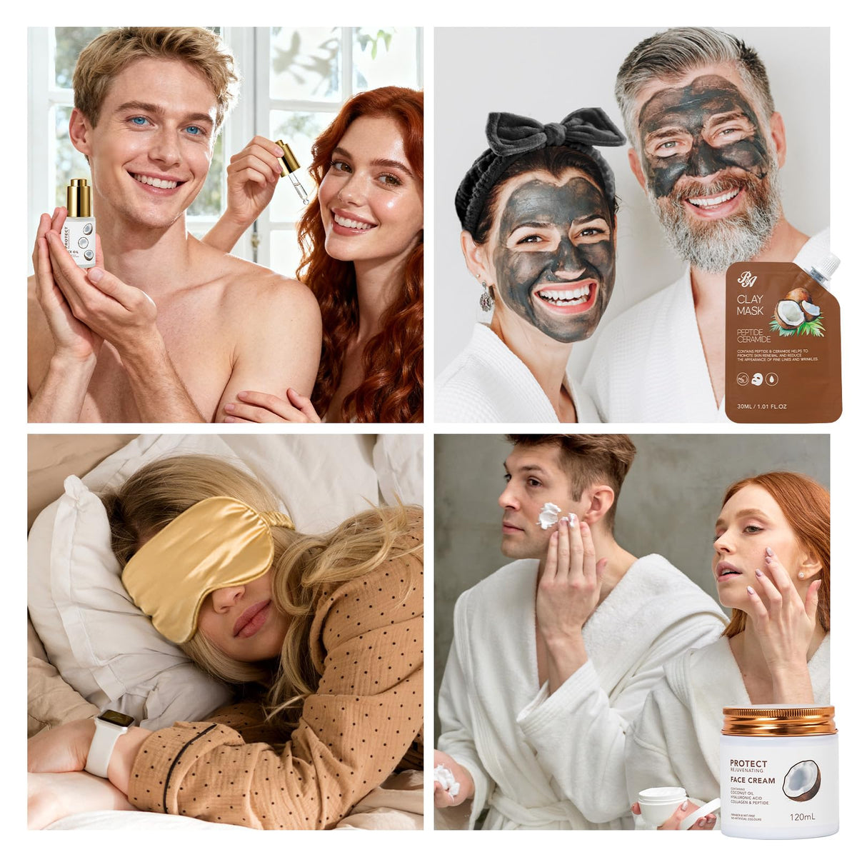 35 Pcs Coconut Vanilla Spa Gift Basket for Women & Men, Face Skin Care Set - thewildfolk 35 Pcs Coconut Vanilla Spa Gift Basket for Women & Men, Face Skin Care Set