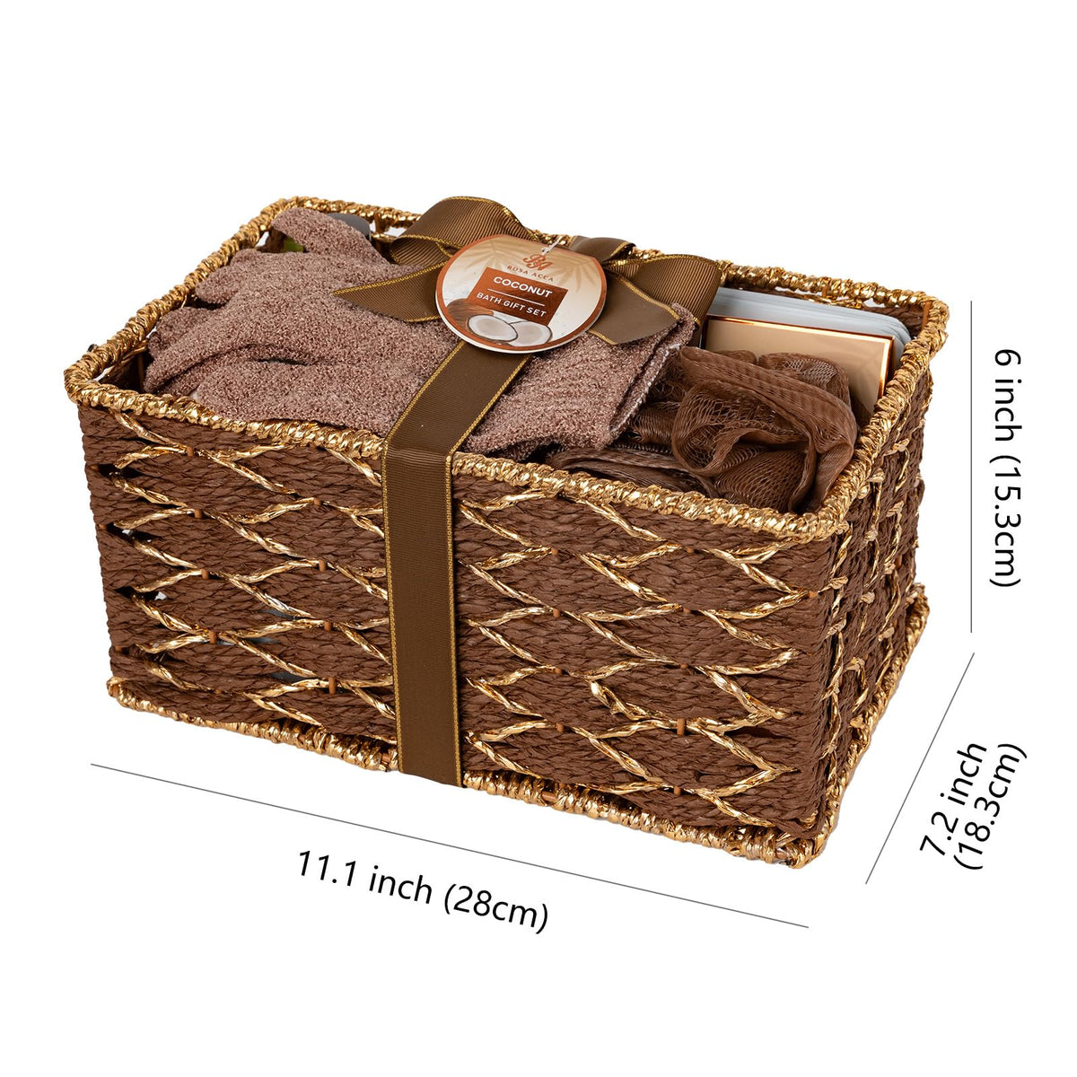 35 Pcs Coconut Vanilla Spa Gift Basket for Women & Men, Face Skin Care Set - thewildfolk 35 Pcs Coconut Vanilla Spa Gift Basket for Women & Men, Face Skin Care Set