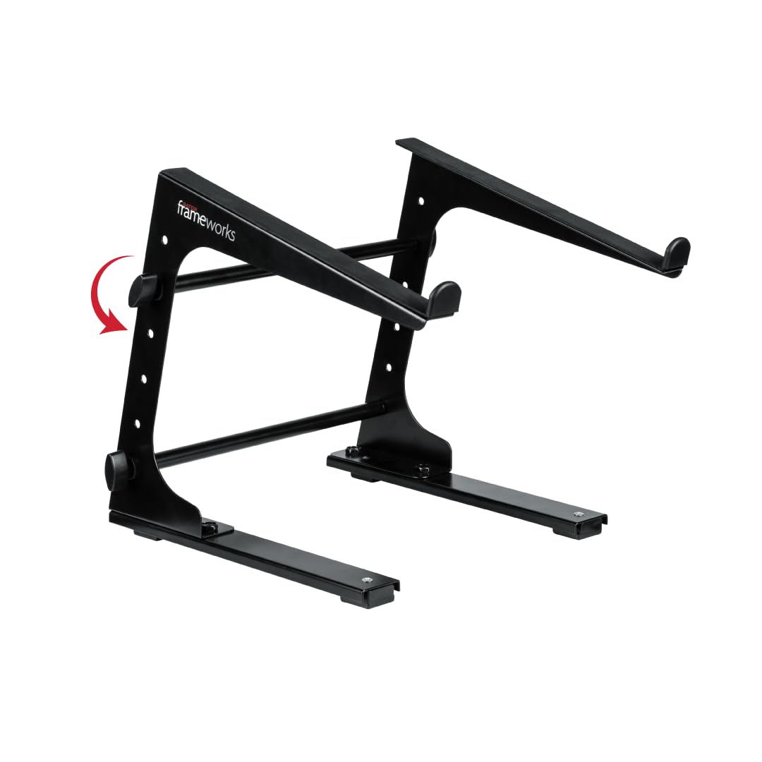 Gator Frameworks Portable Desktop Laptop/DJ Controller Stand with Fixed Height, (GFWLAPTOP1000)