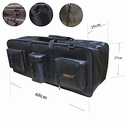 shrxy Metal Detector Carry Bag Portable Waterproof Canvas Storage Bag Double-layer Carry Tools Organizer Backpack for Metal Detecting