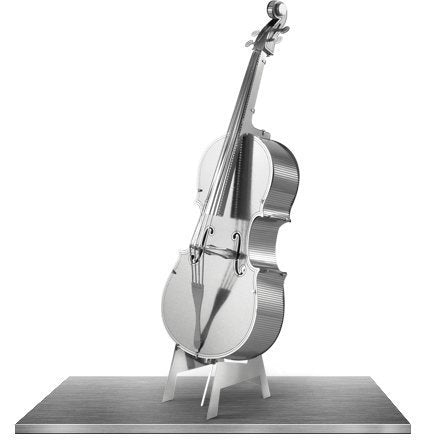 Fascinations Metal Earth Instrument 3D Metal Model Kit Set - Grand Piano, Bass Fiddle, Drum Set, Electric Bass Guitar, Electric Lead Guitar