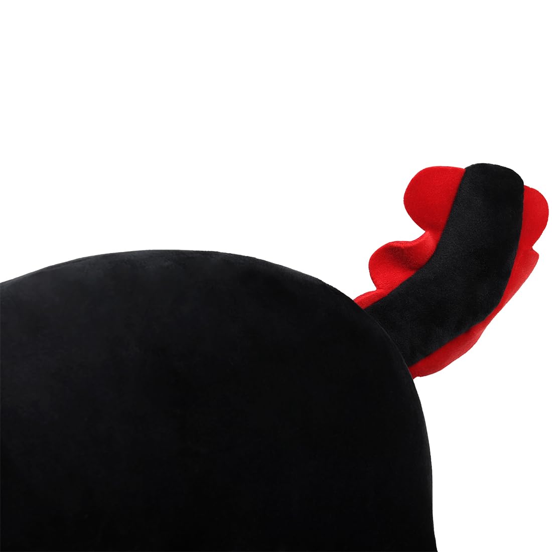 Axolotl Plush Pillow Cute Soft Stuffed Animal Plushie Toy, Black 12"