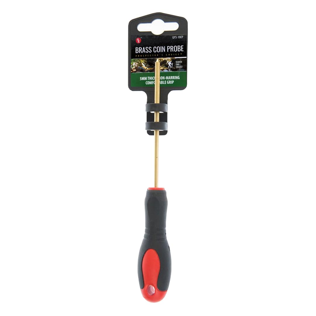 SE 9.25 Inch Non-Marring Brass Metal Detecting Probe for Gold Prospecting and Coin Collecting