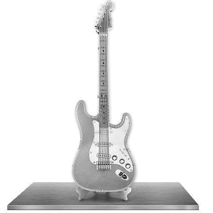 Fascinations Metal Earth Instrument 3D Metal Model Kit Set - Grand Piano, Bass Fiddle, Drum Set, Electric Bass Guitar, Electric Lead Guitar