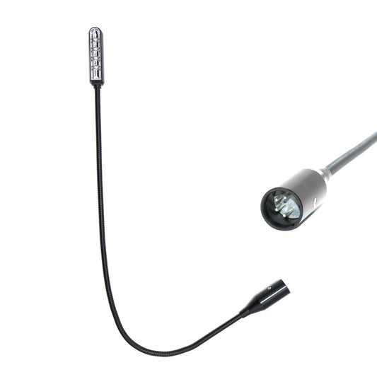 PALPEAL 22 inch LED Mixer gooseneck lamp for Light Control Equipment,DJ Mixer gooseneck Light for Yamaha BEHRINGER, Flexible gooseneck,XLR 4 Pin Port