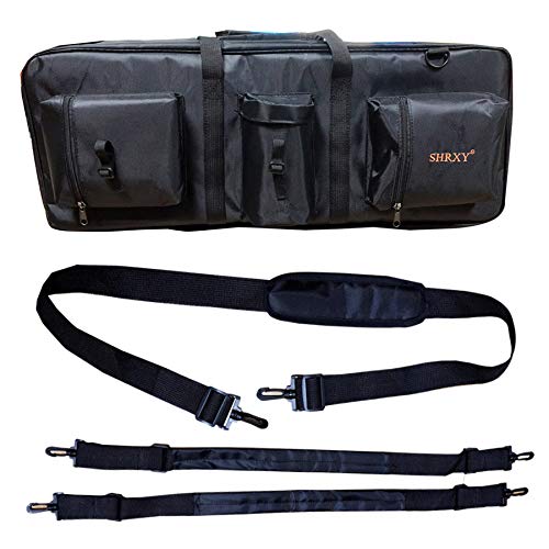 shrxy Metal Detector Carry Bag Portable Waterproof Canvas Storage Bag Double-layer Carry Tools Organizer Backpack for Metal Detecting
