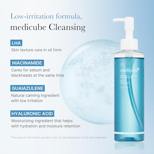 medicube Double Cleansing - Zero Pore Cleansing Oil & Zero Capsule Cleanser
