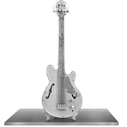 Fascinations Metal Earth Instrument 3D Metal Model Kit Set - Grand Piano, Bass Fiddle, Drum Set, Electric Bass Guitar, Electric Lead Guitar