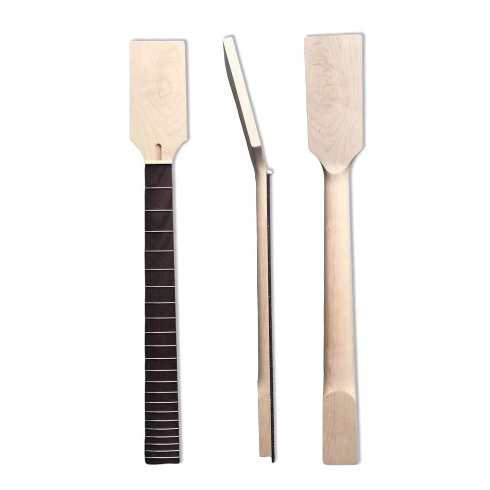 12 string Guitar Neck Maple 22Fret 25.5inch Rosewood Fretboard Big Paddle Electric Guitar Neck Replacement