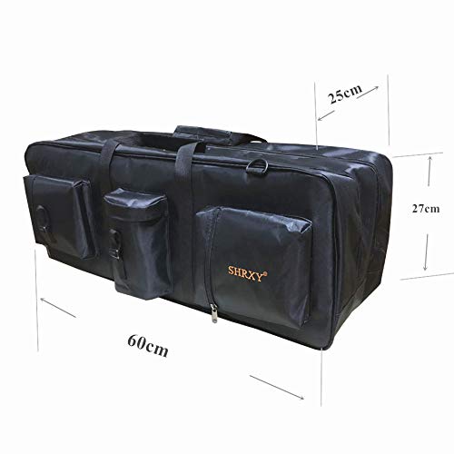 shrxy Metal Detector Carry Bag Portable Waterproof Canvas Storage Bag Double-layer Carry Tools Organizer Backpack for Metal Detecting