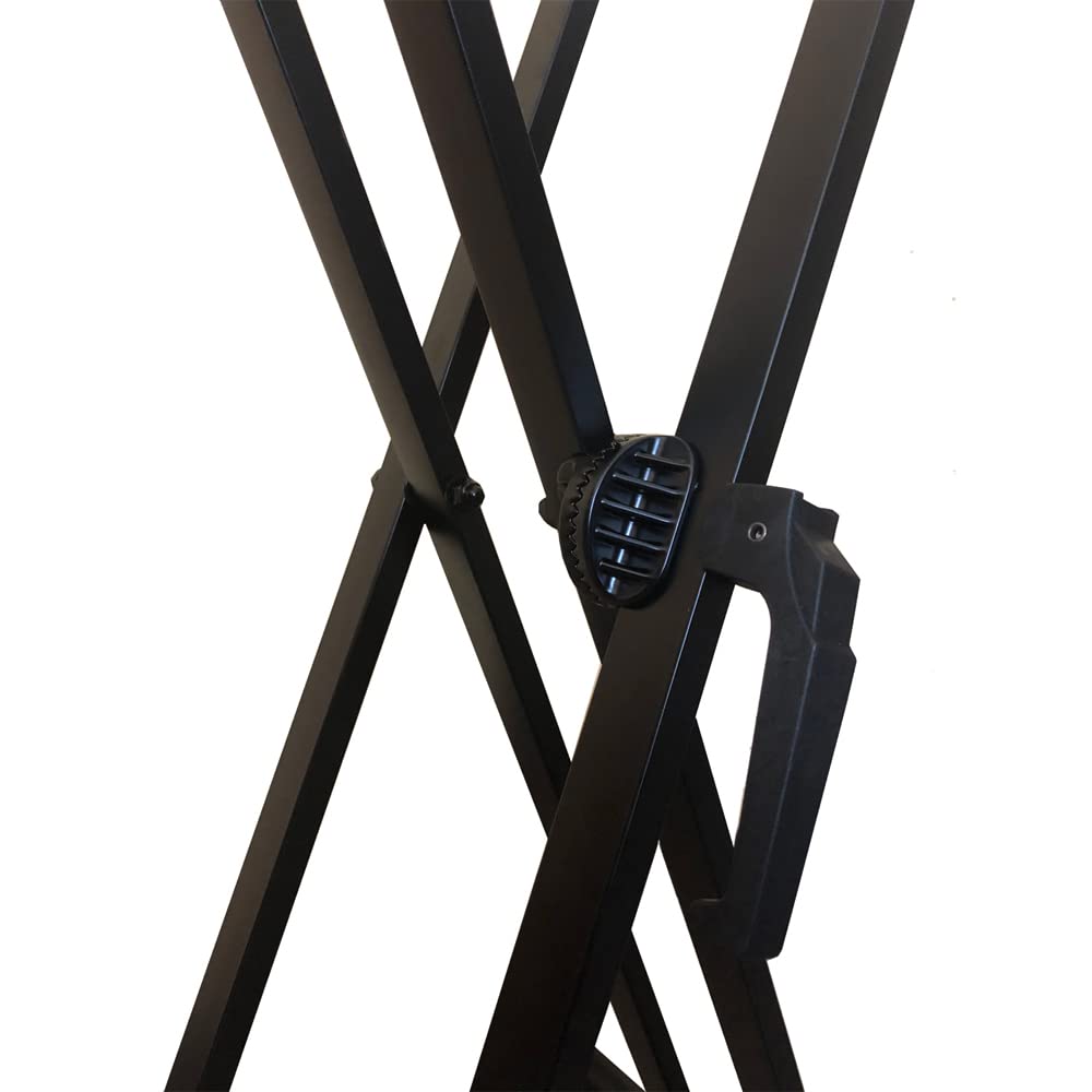 RockJam Xfinity Double X Keyboard Stand, Pre-Assembled & Adjustable