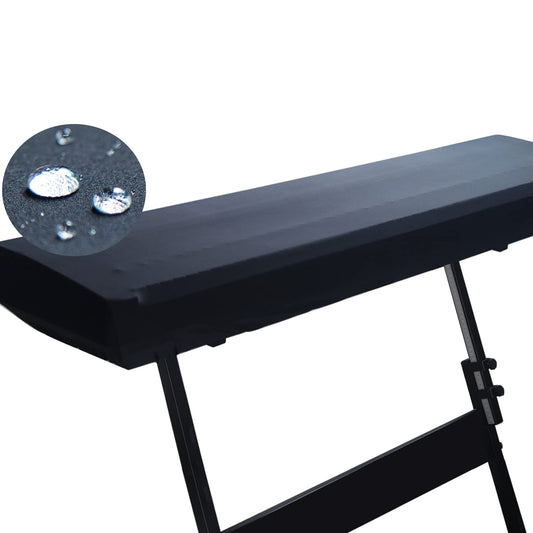 Mooson Piano Dust Cover 61-88 Keys Weighted Keyboard Small Keyboard Piano Covers Waterproof Locking Clasp Keep It From Dust and Dirt (61-76 KEYS)