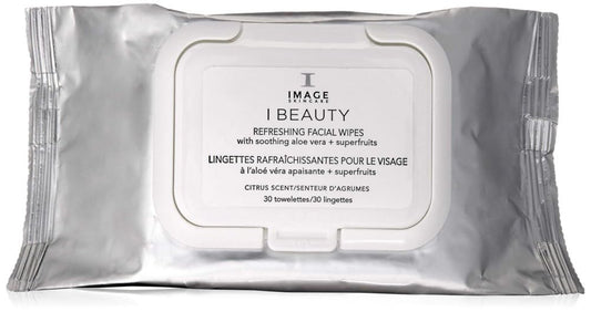 IMAGE Skincare I BEAUTY Refreshing Facial Cleansing Wipes, 30 Count