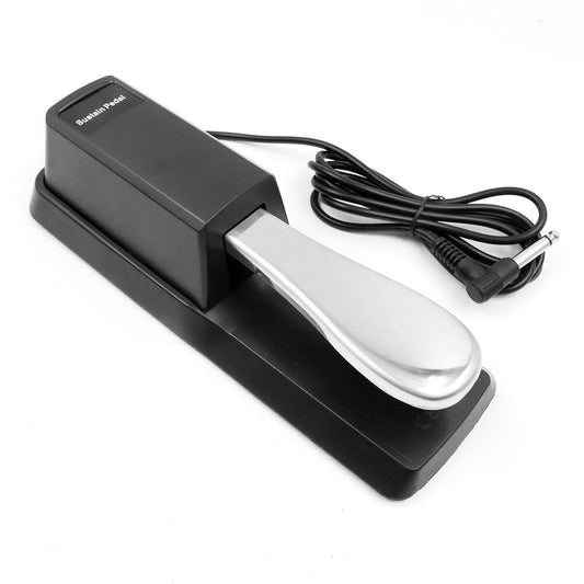 Alnicov Electronic Keyboards Sustain Pedal，Universal Foot Pedal with Polarity Switch，for Electronic Keyboards，Digital Piano