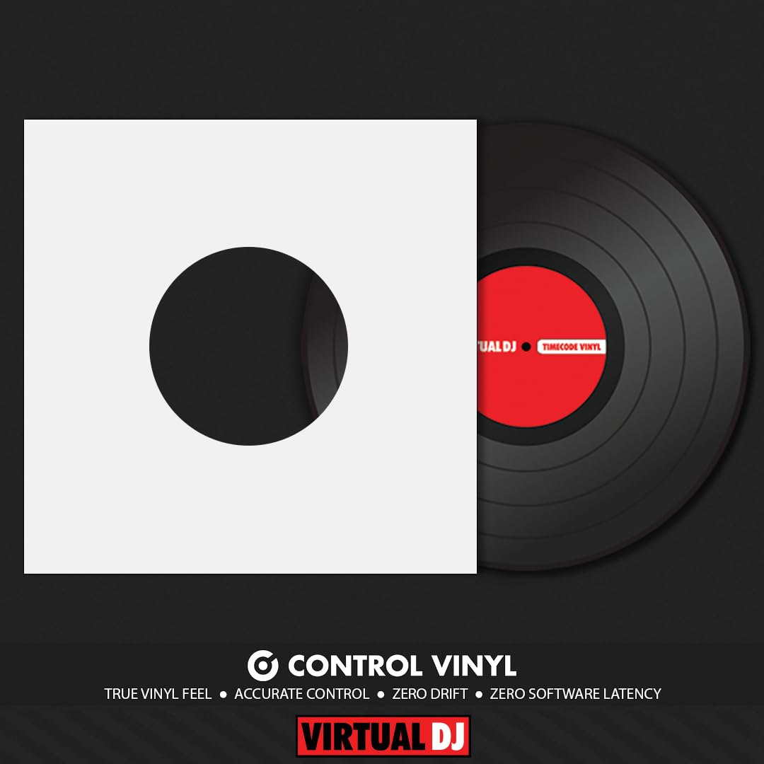 VirtualDJ Timecode Control Vinyl (Black)