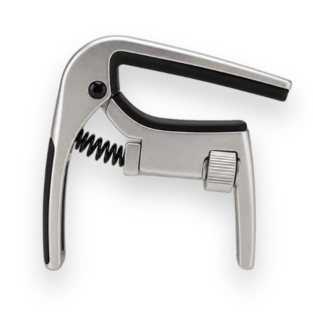 Stringjoy Sweetspot Buzz-Free Adjustable Tension Capo - Silver