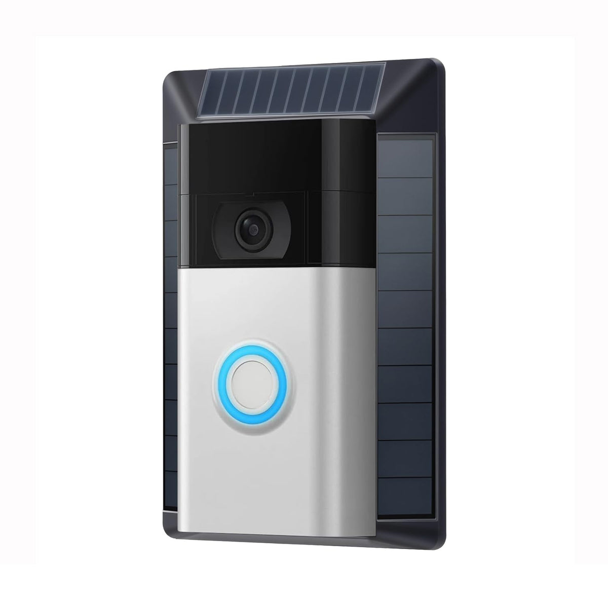 Fansoun Solar Charger Compatible with Ring Video Doorbell (2020 Release), Micro USB Port Only, Not for USB-C or 2-Prong Ports, Waterproof Solar Panel for Continuous Power(2nd Gen-2020 Release)