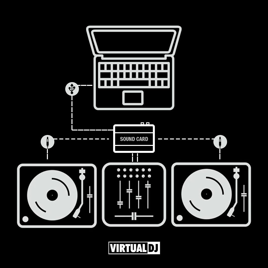 VirtualDJ Timecode Control Vinyl (Black)