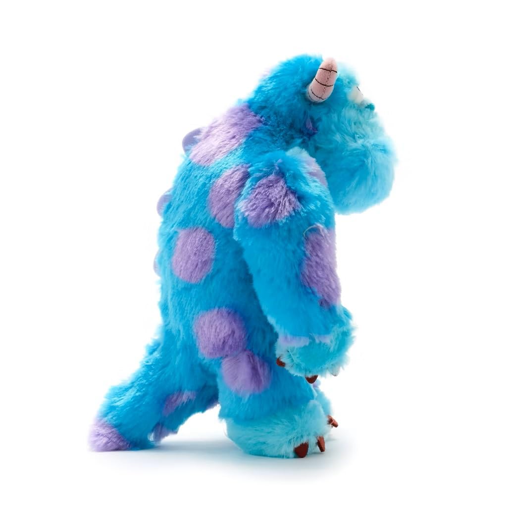 Disney Store Official Sulley Medium Soft Toy for Kids, Cuddly Character with Fuzzy Texture and Embroidered Details, Disney Plushy Suitable for All Ages