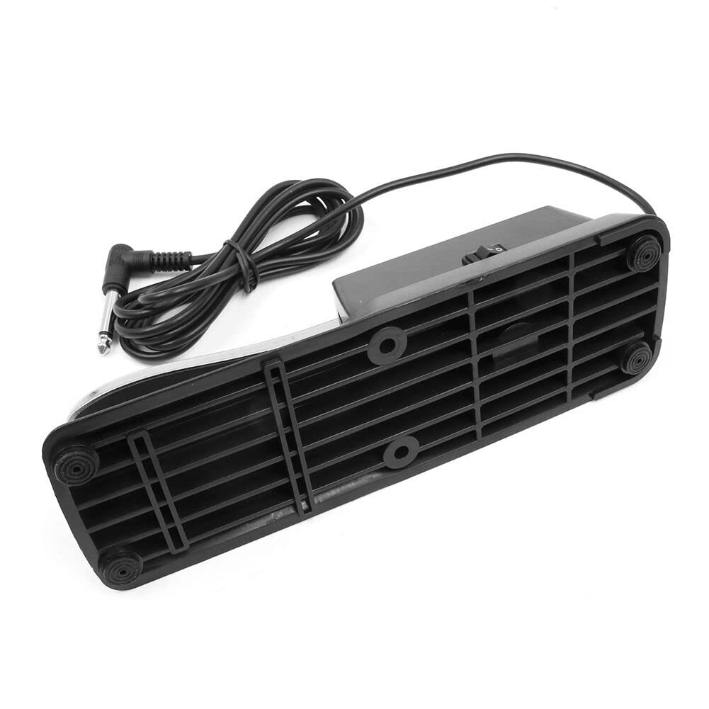 Alnicov Electronic Keyboards Sustain Pedal，Universal Foot Pedal with Polarity Switch，for Electronic Keyboards，Digital Piano