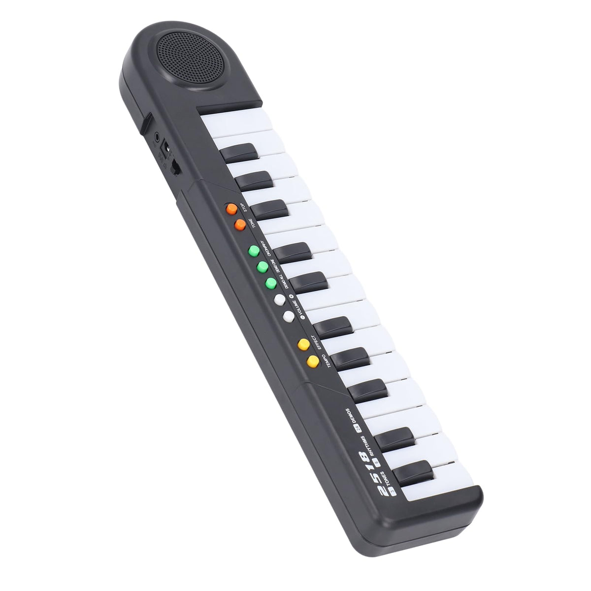 Digital Piano Keyboard with 25 Keys for Adjustable Tones, Rhythm Options, Sound Effects, User-friendly Music Toy, with 24 Demos Classic Songs, for Ages 3 and Up