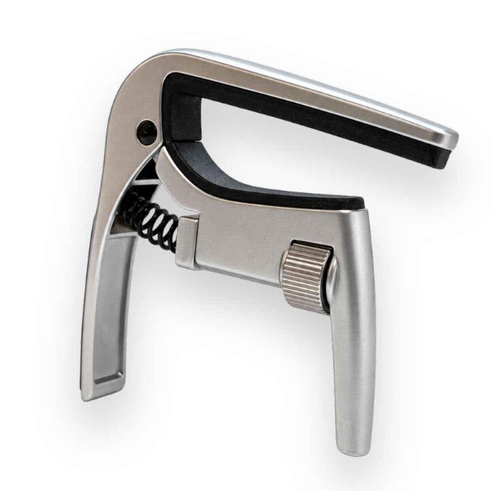 Stringjoy Sweetspot Buzz-Free Adjustable Tension Capo - Silver