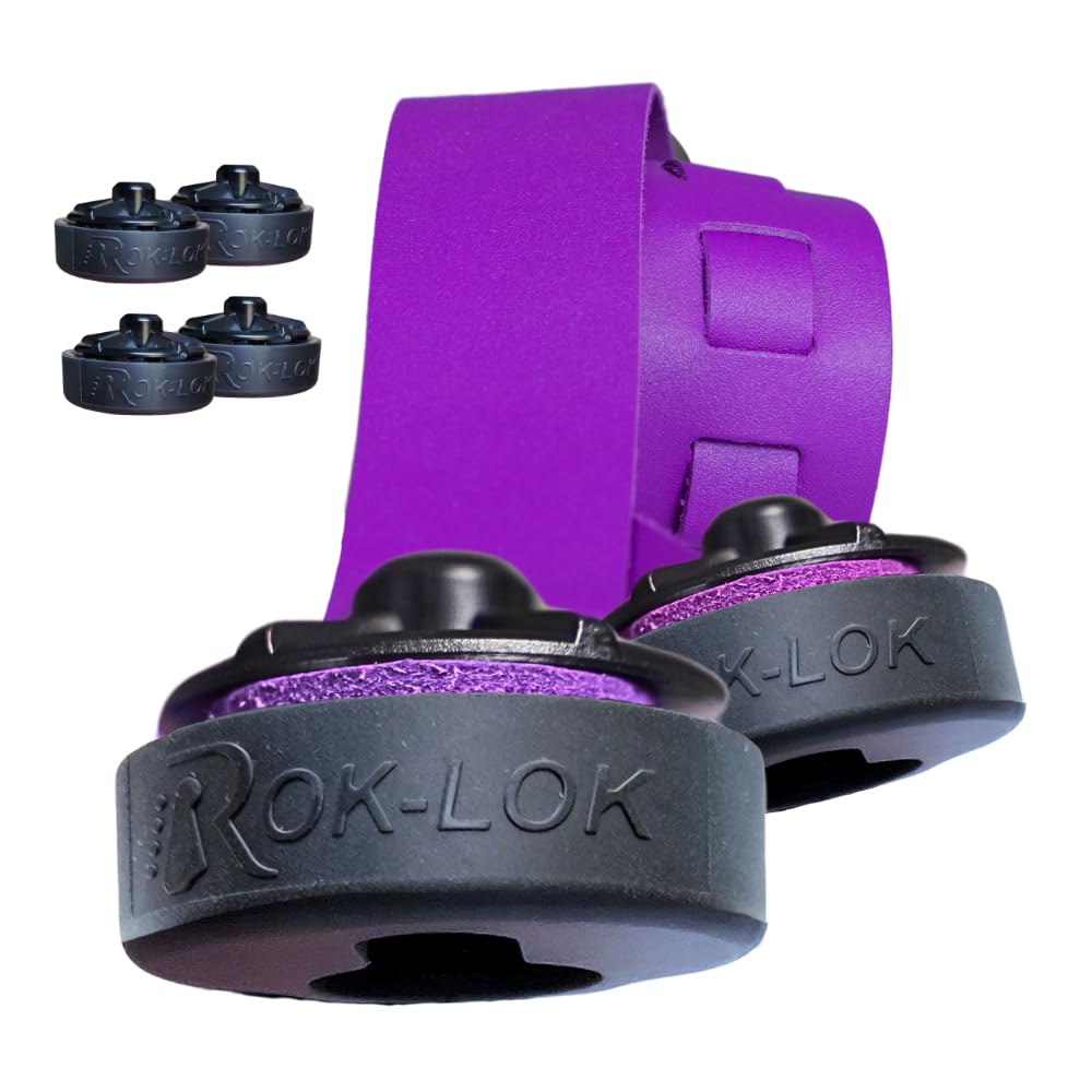 Rok Lok PRO Guitar Strap Lock - 2 Pack (Black) - No Mods Required
