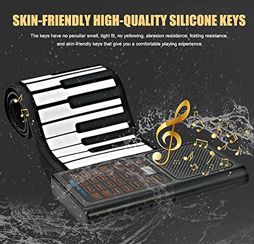 Vhffoso Portable 61 Key Rollup Piano