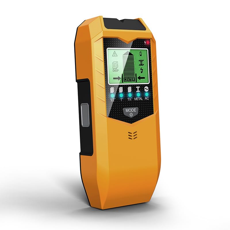 Mocita Stud Finder Wall Scanner 5-in-1 with Live Wire Detection