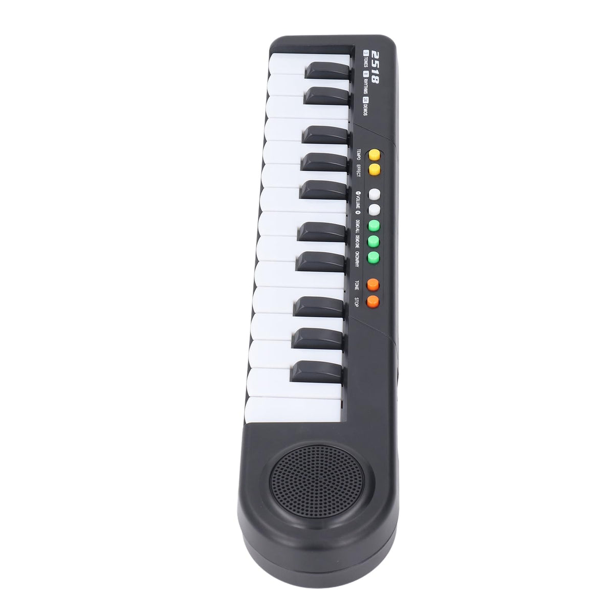 Digital Piano Keyboard with 25 Keys for Adjustable Tones, Rhythm Options, Sound Effects, User-friendly Music Toy, with 24 Demos Classic Songs, for Ages 3 and Up