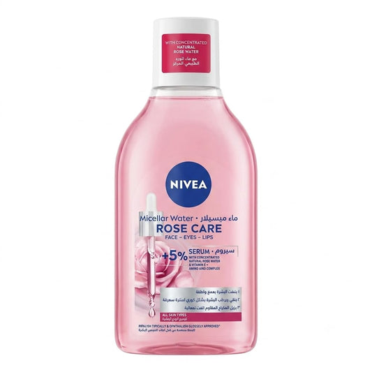 NIVEA Micellar Cleansing Water, Skin Breathe Rose MicellAIR, 400ml