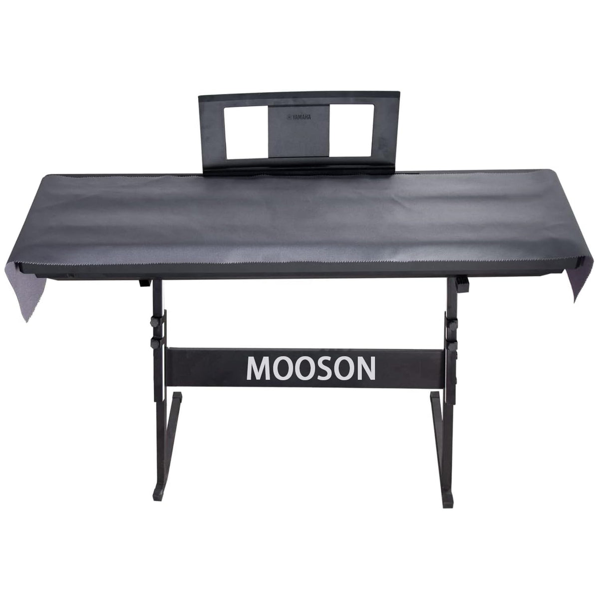 Mooson Keyboard Piano Cover, Digital Piano Dust Cover, Light Luxury Soft and Premium Surface, Thickening Electronic Organ Covering Keyboard Update Encasement (Black)