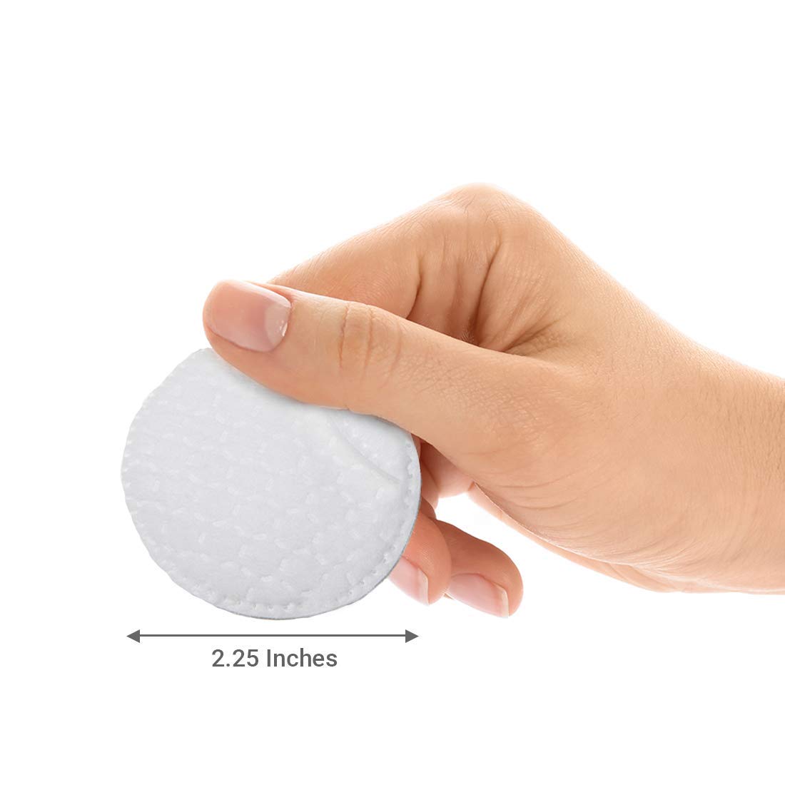 ForPro Professional Collection ForPro Premium Stitched Cotton Rounds, 100% Pure Cotton Pads for Removing Makeup, Nail Polish, and Cleansing Face, Pack of 6, Counts 600